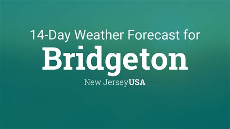 local weather forecast bridgeton nj